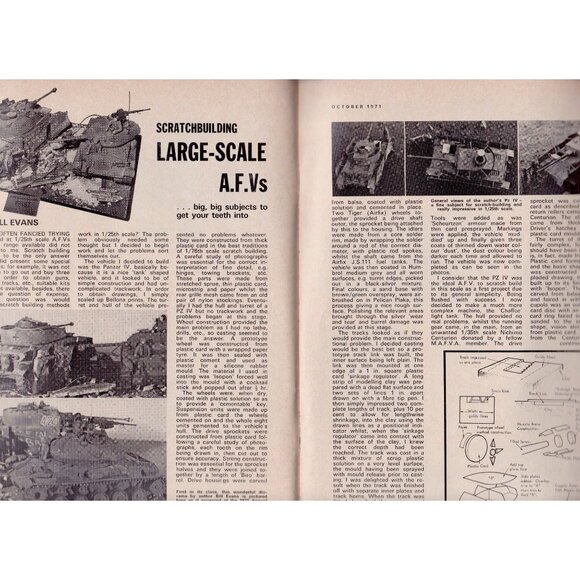 Military Modelling Magazine October 1971 | SBG Assault Bridge HMS Albion 48pp - Picture 8 of 9